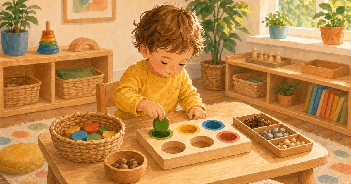 Activități Montessori de făcut acasă